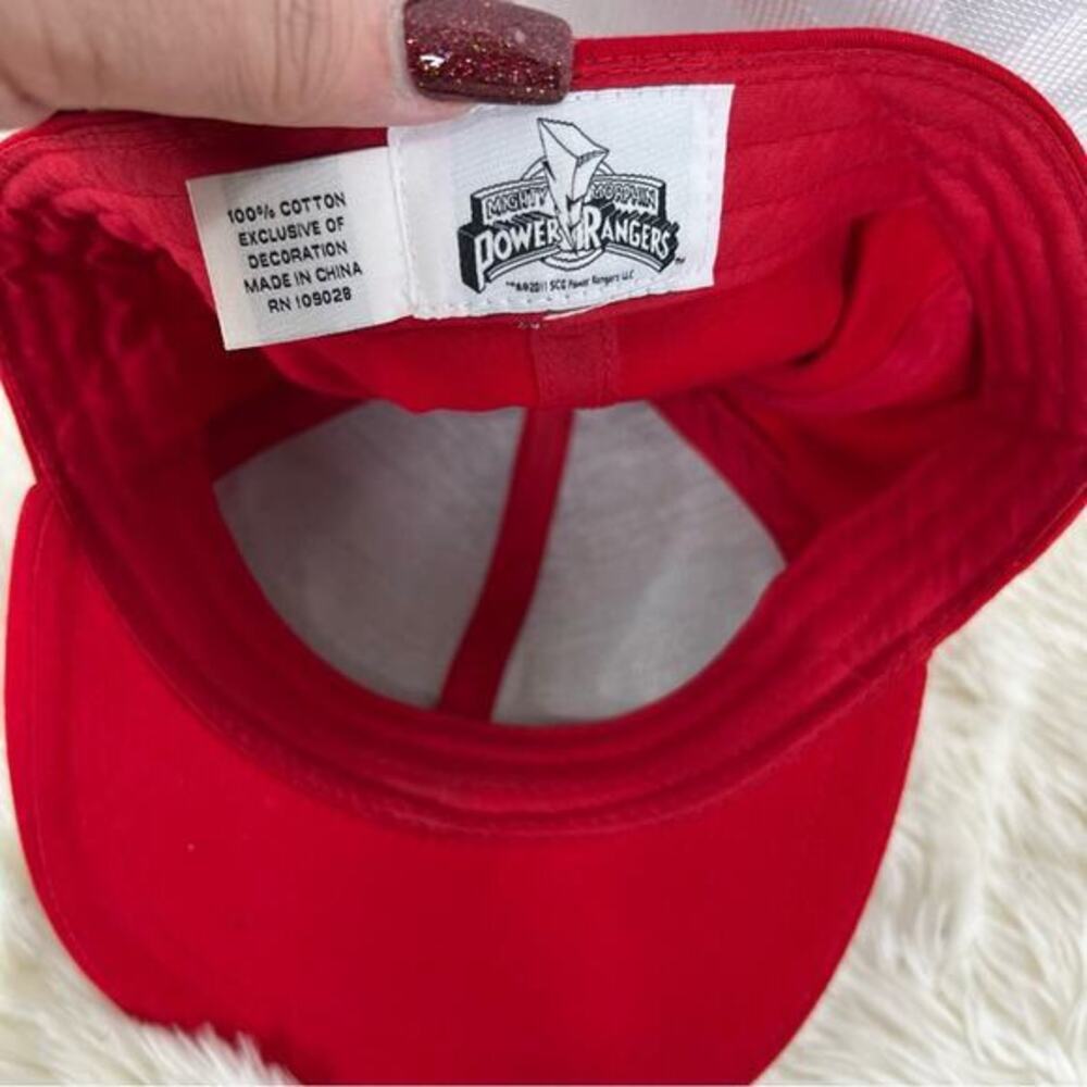 2011 Mighty Morphin Power Rangers Red Ranger Baseball Hat‎ - Picture 6 of 7